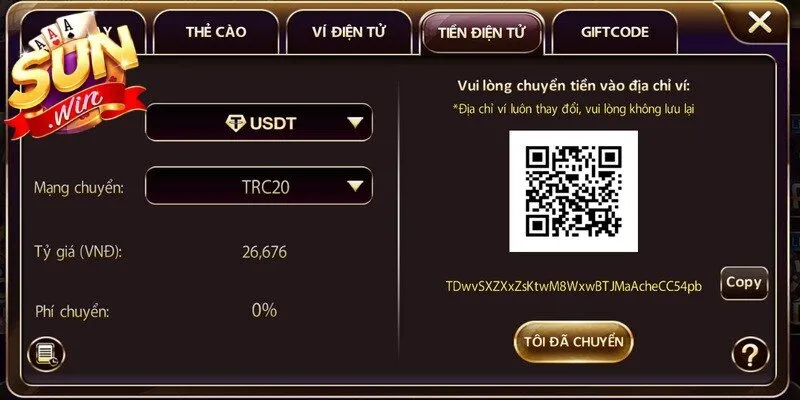 Nạp tiền Sunwin được đánh giá cao nhờ tính tiện lợi và an toàn